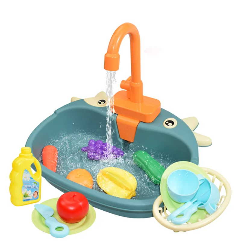 KiddieSink | Interactive Children's Play Sink - Play & Learn Kitchen Set