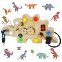 Thumbnail for Ecotoys DinoSpark | Montessori LED Playboard - Educational Baby Toy