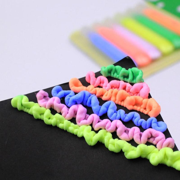 PuffiPen | Magiczne rysowanie, sztuka 3D ożywa - Zestaw 6 puchatych długopisów