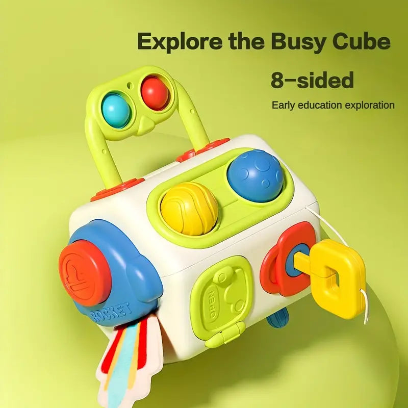 Cube Magique Montessori | Plaisir de Jeu pour Bébés - Jouet Éducatif pour le Développement