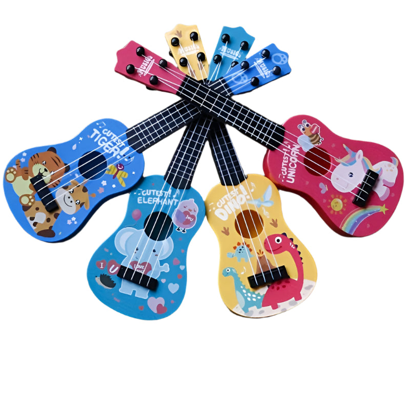 Mini Ukulele | Viagem musical de descoberta - Guitarra de brinquedo para crianças