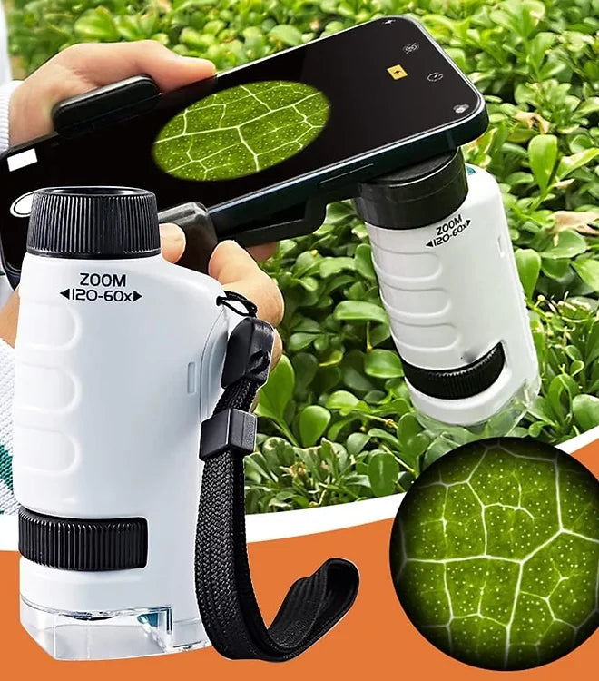 MicroExplorer | Upptäck den dolda världen - Kompakt mikroskop för unga forskare