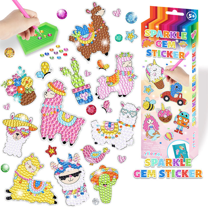 ShinyGem-Aufkleber | Magisches Bastelvergnügen - 5D Diamond Painting für Kinder