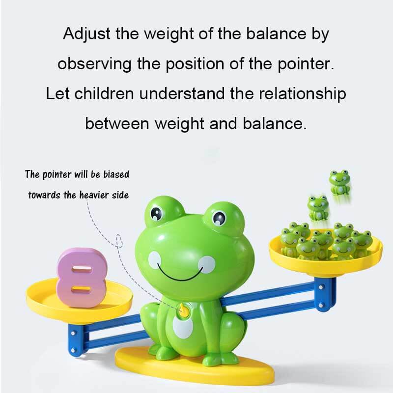 CleverFrog | Rechnen wird ein Abenteuer - Educative Balancewaage für Kinder