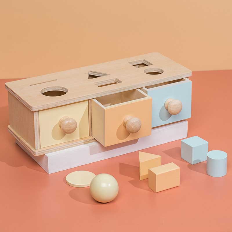 SpeelWijs Box | Scopri colori e forme - Giocattolo sensoriale Montessori