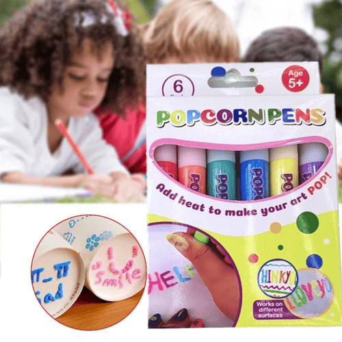 PuffyPop Pennen | Magico divertimento di disegno 3D - Pennarelli colorati fai-da-te che si gonfiano