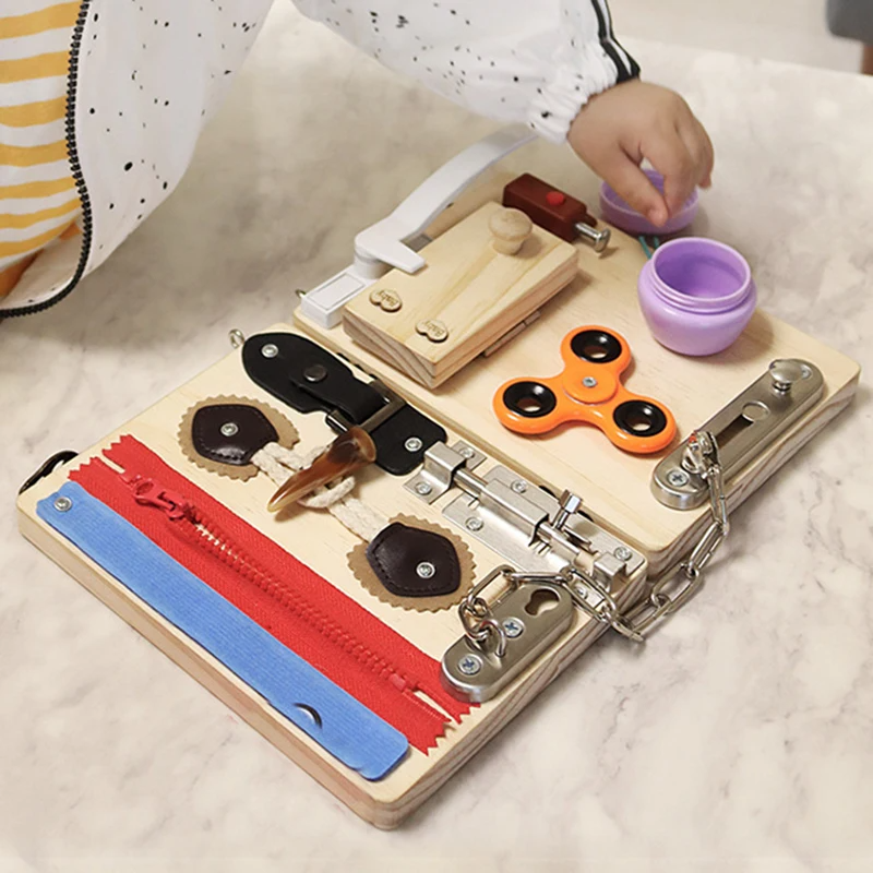 BusyKid Explorer | Kreativt lärande och nöje - Hopfällbar Montessori lekset