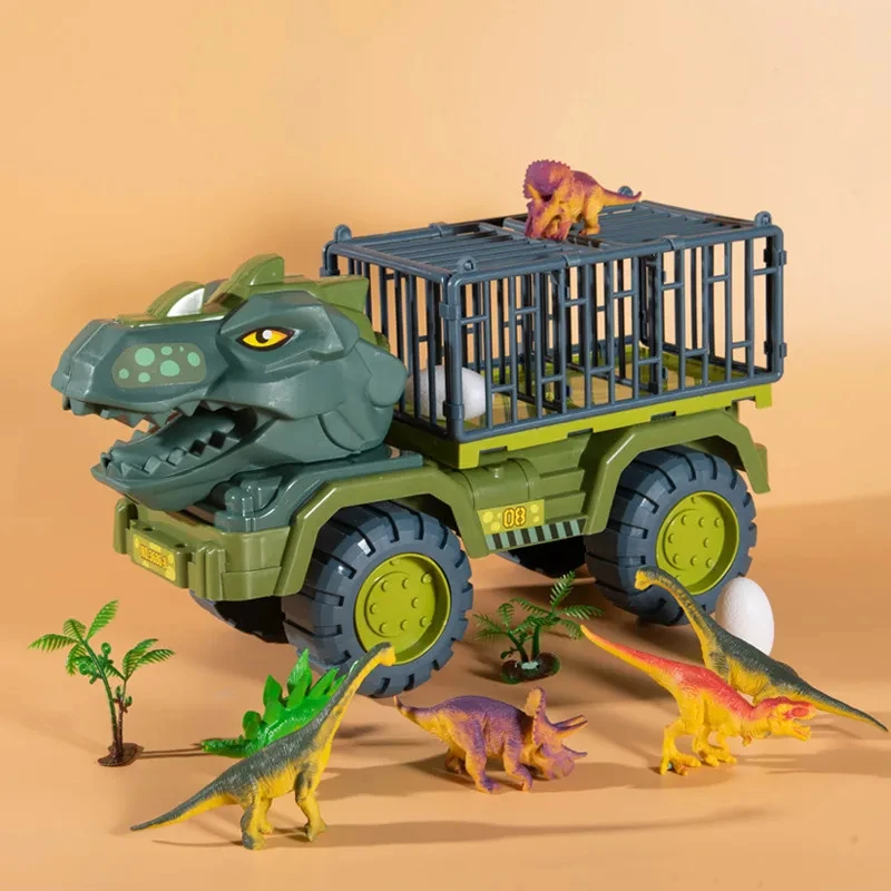 Aventure Camion Jurassique | Laisse Ton Enfant Rêver – Jouet Dinosaure Réaliste Aventure de dinosaure réaliste dans un camion robuste