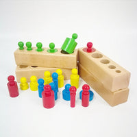 Thumbnail for Ecotoys SensoryBlocks | Sviluppa il senso del tatto e la coordinazione - Set di puzzle in legno Montessori