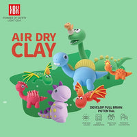 Thumbnail for DinoClay | Modellare creativamente con i dinosauri – Set di argilla fai-da-te con 6 forme