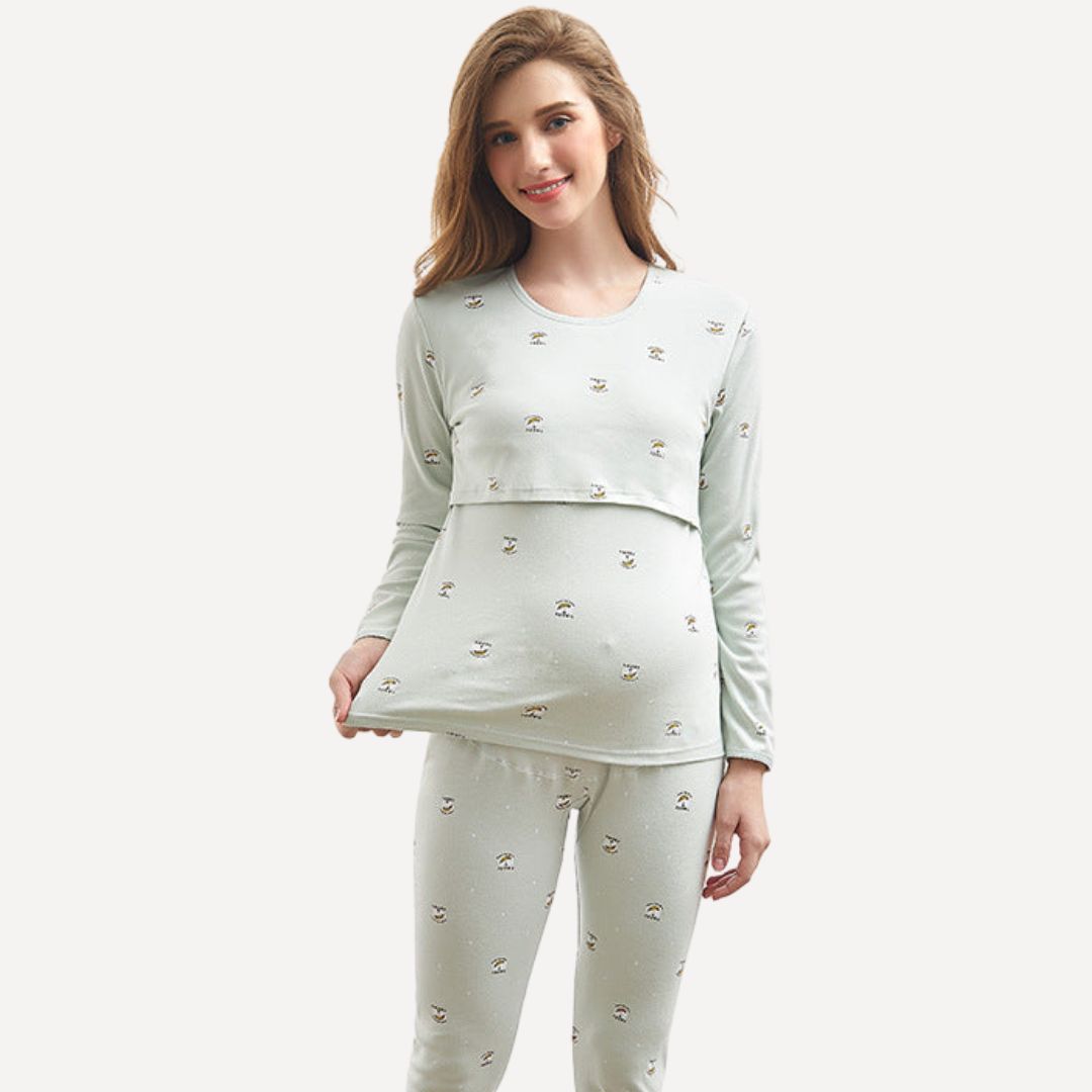 Mama's Comfort | Feel Beautiful and Caring - Soft Maternity Dress for Home