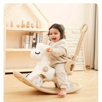 Thumbnail for Shining Baby Schommelpaard | Magisch plezier voor je kleintje - 2-in-1 Schommelpaard en Loopfiets