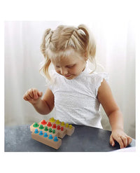 Thumbnail for Ecotoys SensoryBlocks | Sviluppa il senso del tatto e la coordinazione - Set di puzzle in legno Montessori