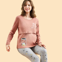 Thumbnail for Mama's Comfort | Feel Beautiful and Caring - Soft Maternity Dress for Home