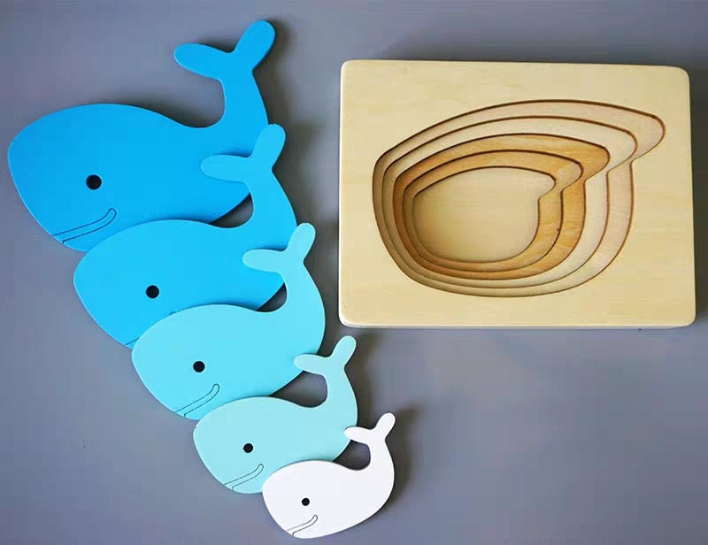 EcoToys Animato™ | Fördern Sie spielerisches Lernen - Tiere 3D Holzpuzzle