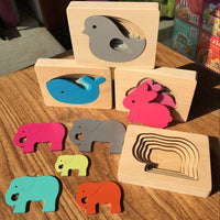 Thumbnail for EcoToys Animato™ | Fördern Sie spielerisches Lernen - Tiere 3D Holzpuzzle