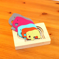 Thumbnail for EcoToys Animato™ | Fördern Sie spielerisches Lernen - Tiere 3D Holzpuzzle
