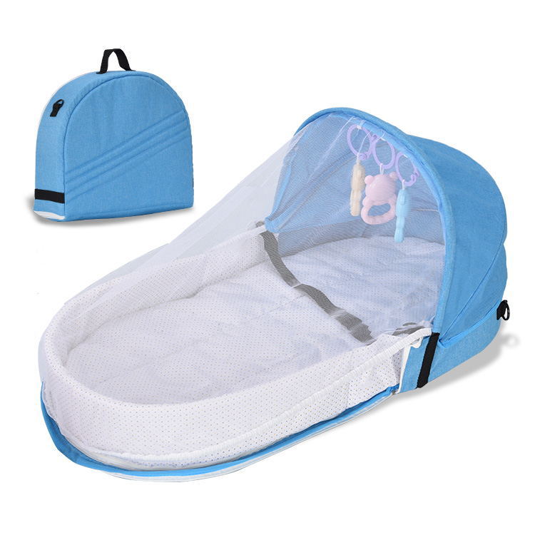 DreamNest | Safety and comfort for your little one - Foldable baby bed with mosquito net