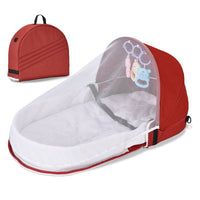 Thumbnail for DreamNest | Safety and comfort for your little one - Foldable baby bed with mosquito net