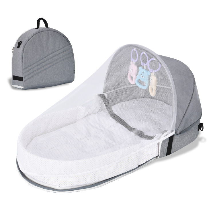 DreamNest | Safety and comfort for your little one - Foldable baby bed with mosquito net
