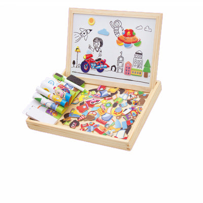 Magnetix MagnaKunst | Kreatives Lernen - Magnetische Holzspieltafel