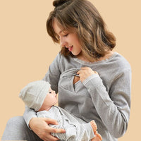 Thumbnail for Mama's Comfort | Feel Beautiful and Caring - Soft Maternity Dress for Home