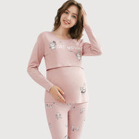 Thumbnail for Mama's Comfort | Feel Beautiful and Caring - Soft Maternity Dress for Home