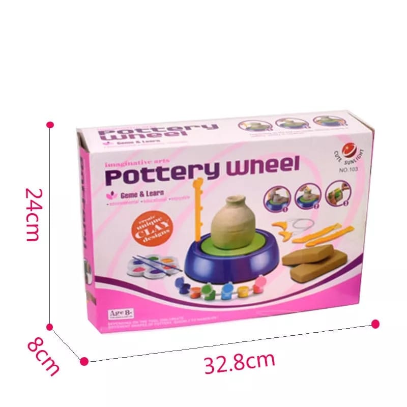 Kreatives Töpfer-Set | Lesen und Machen Sie Ihre eigenen Töpfe - DIY Tonwerkstatt für Kinder
