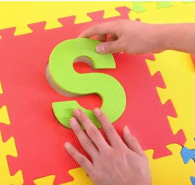 Tappetino in schiuma ABC Learning | Tappetino educativo per bambini - Imparare le lettere inglesi
