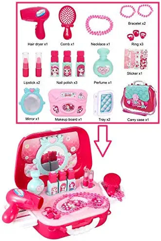 Principessa Glam | Bellezza Magica - Set Trucco e Kit Gioielli per Ragazze