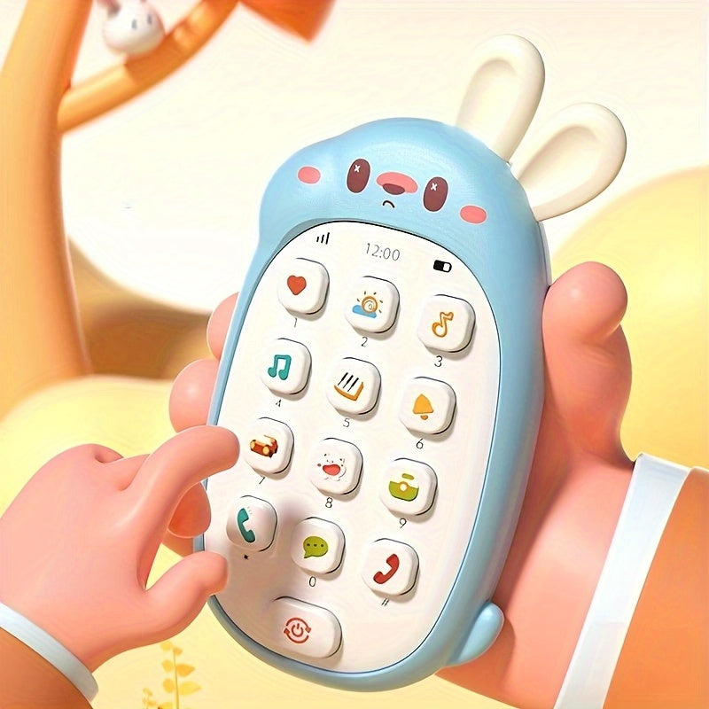 BabaPhone | Eerste ontdekkingstelefoon - Interactieve babytelefoon met muziek en bijtring
