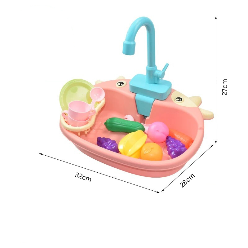 KiddieSink | Interactive Children's Play Sink - Play & Learn Kitchen Set