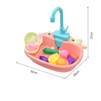 Thumbnail for KiddieSink | Interactive Children's Play Sink - Play & Learn Kitchen Set