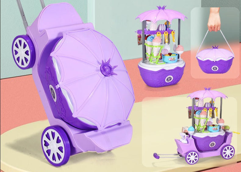 IceCreamDream | Plaisir magique - Jouet carrousel à glace avec jouet de cuisine pour filles