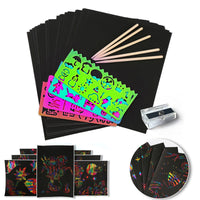 Thumbnail for ColorMagic | Ontdek de magie van kleuren - Regenboog kraspapier set