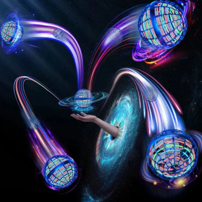 Flygande boll | Interaktiv - LED Mini Drone med handrörelse