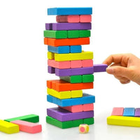 Thumbnail for StackMaster | Lebendige Freude - Holz Tumble Tower Spiel