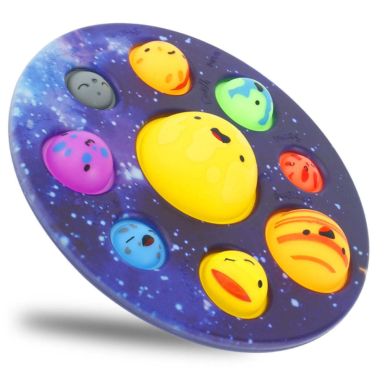 SpacePop | Entspannender Spielspaß - Planet Simple Dimple Fidget Popper für Kinder