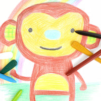 Thumbnail for EcoColor | Kleurrijk & veilig tekenen - 36 uitwisbare krijtstiften voor kinderen