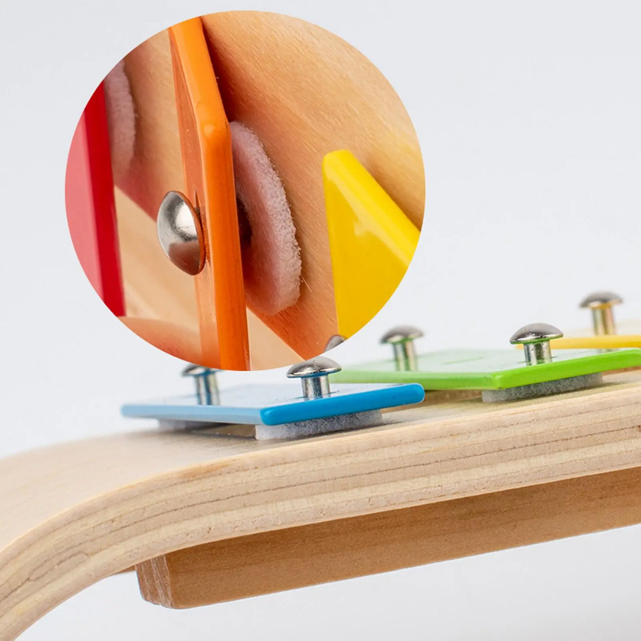 EcoToys Klankkleur | Créez de la joie avec le son - Xylophone en bois coloré