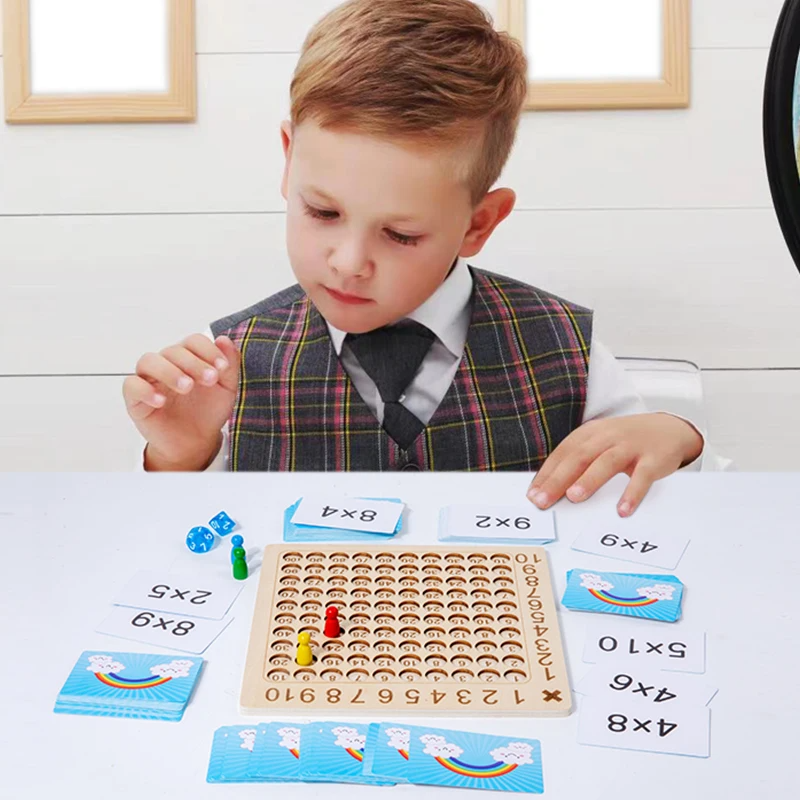 LernenSpielen | Entdecken & Wachsen - Holz Montessori Rechenspiel für Kinder