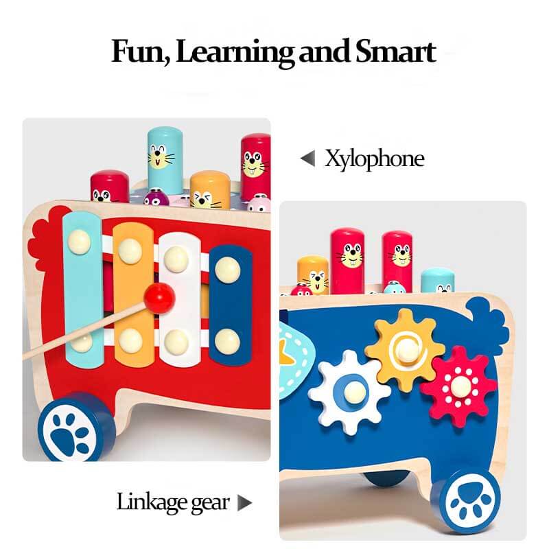 ElefunPlay | Entdecken, schlagen und lernen - Holzhammer- und Xylophonspiel für Kinder