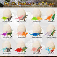 Thumbnail for DinoDig | Emoción emocionante de descubrimiento - Grandes huevos excavables con figuras de dinosaurios para niños
