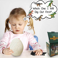 Thumbnail for DinoDig | Emoción emocionante de descubrimiento - Grandes huevos excavables con figuras de dinosaurios para niños