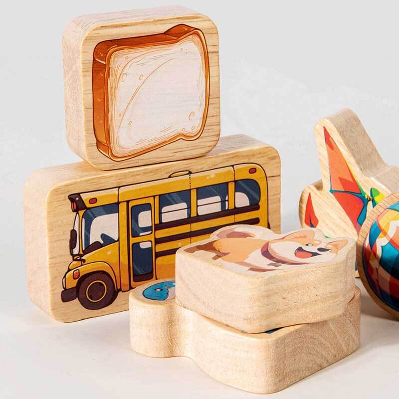 StackyZoo | Construir y aprender juntos - Bloques apilables animales Montessori para niños