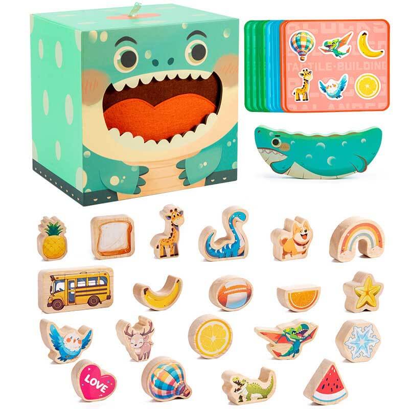 StackyZoo | Construir y aprender juntos - Bloques apilables animales Montessori para niños
