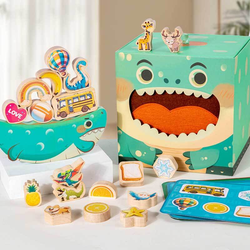 StackyZoo | Construir y aprender juntos - Bloques apilables animales Montessori para niños