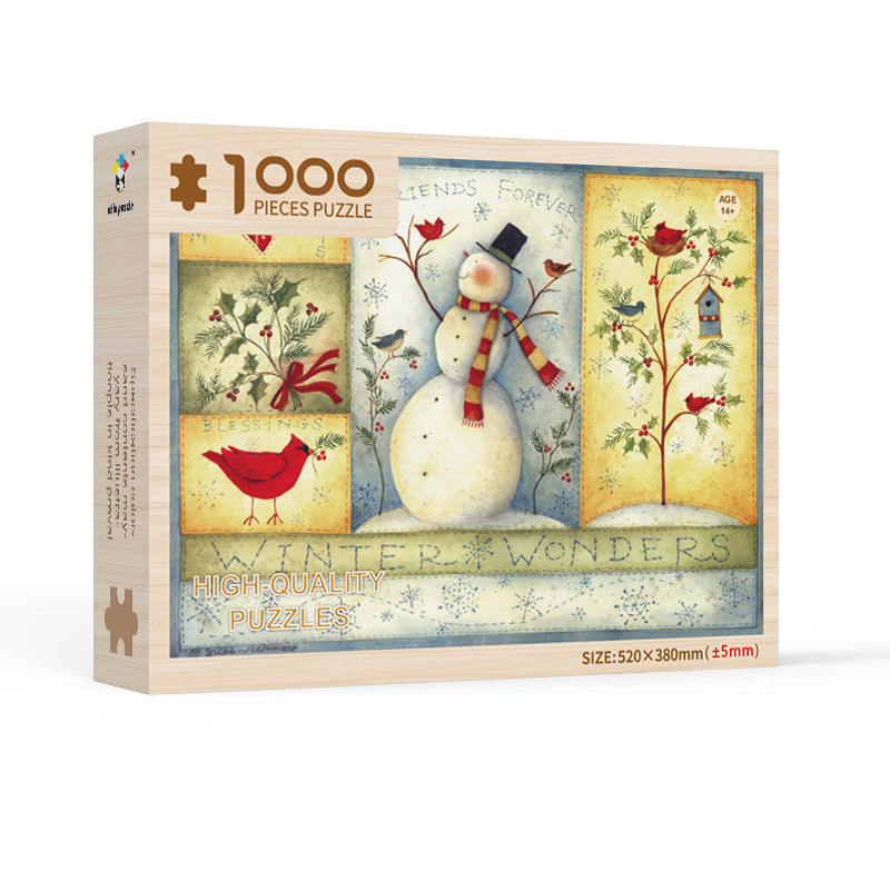 Calendario dell'Avvento Puzzle di Natale | Rendi il Natale Magico - Puzzle da 1008 Pezzi in 24 Sportellini