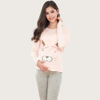 Thumbnail for Mama's Comfort | Feel Beautiful and Caring - Soft Maternity Dress for Home