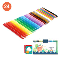 Thumbnail for EcoColor | Kleurrijk & veilig tekenen - 36 uitwisbare krijtstiften voor kinderen